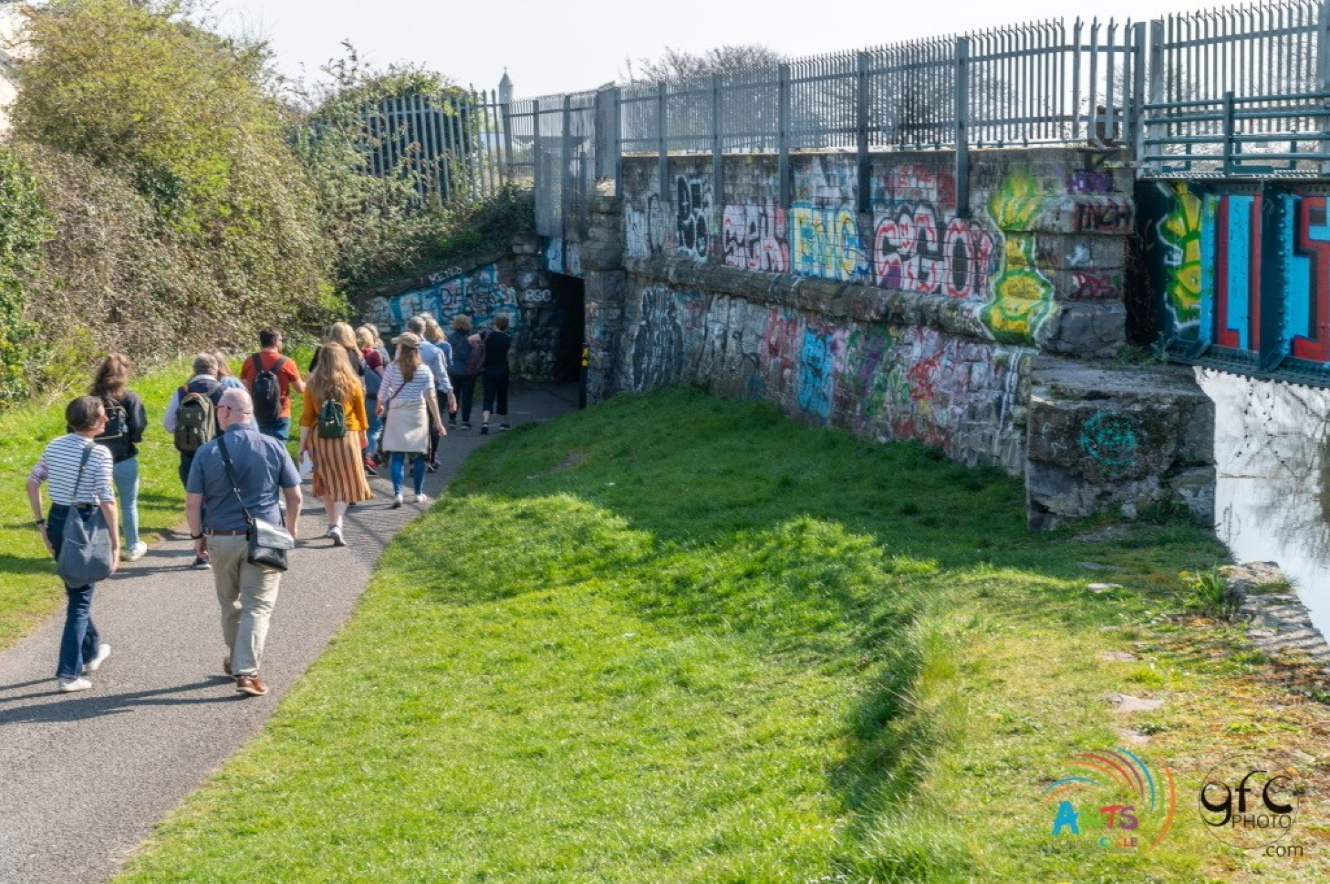 Writing Our Place walk along the canal