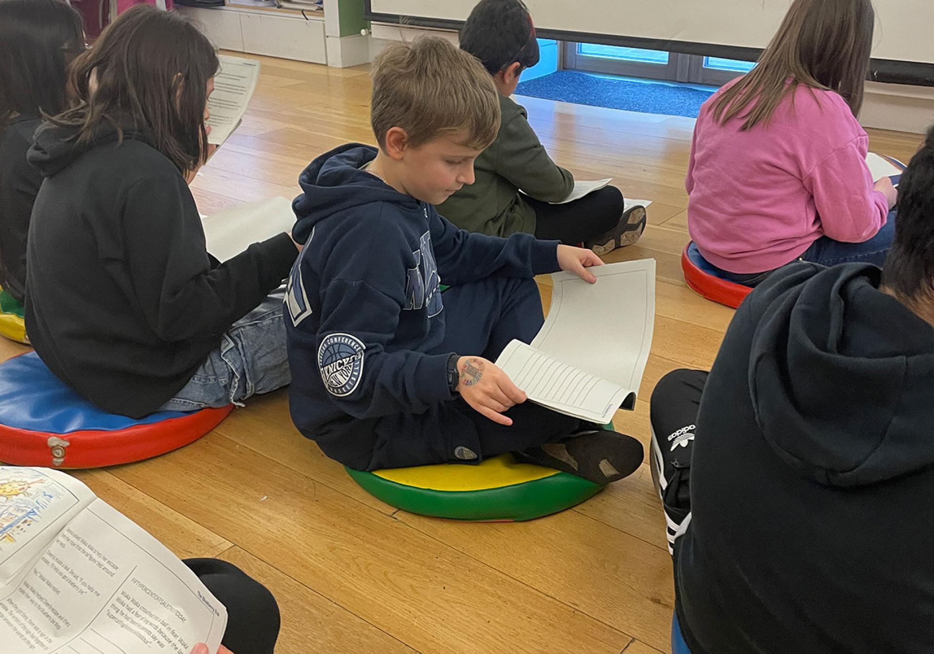 Reading the finished books!