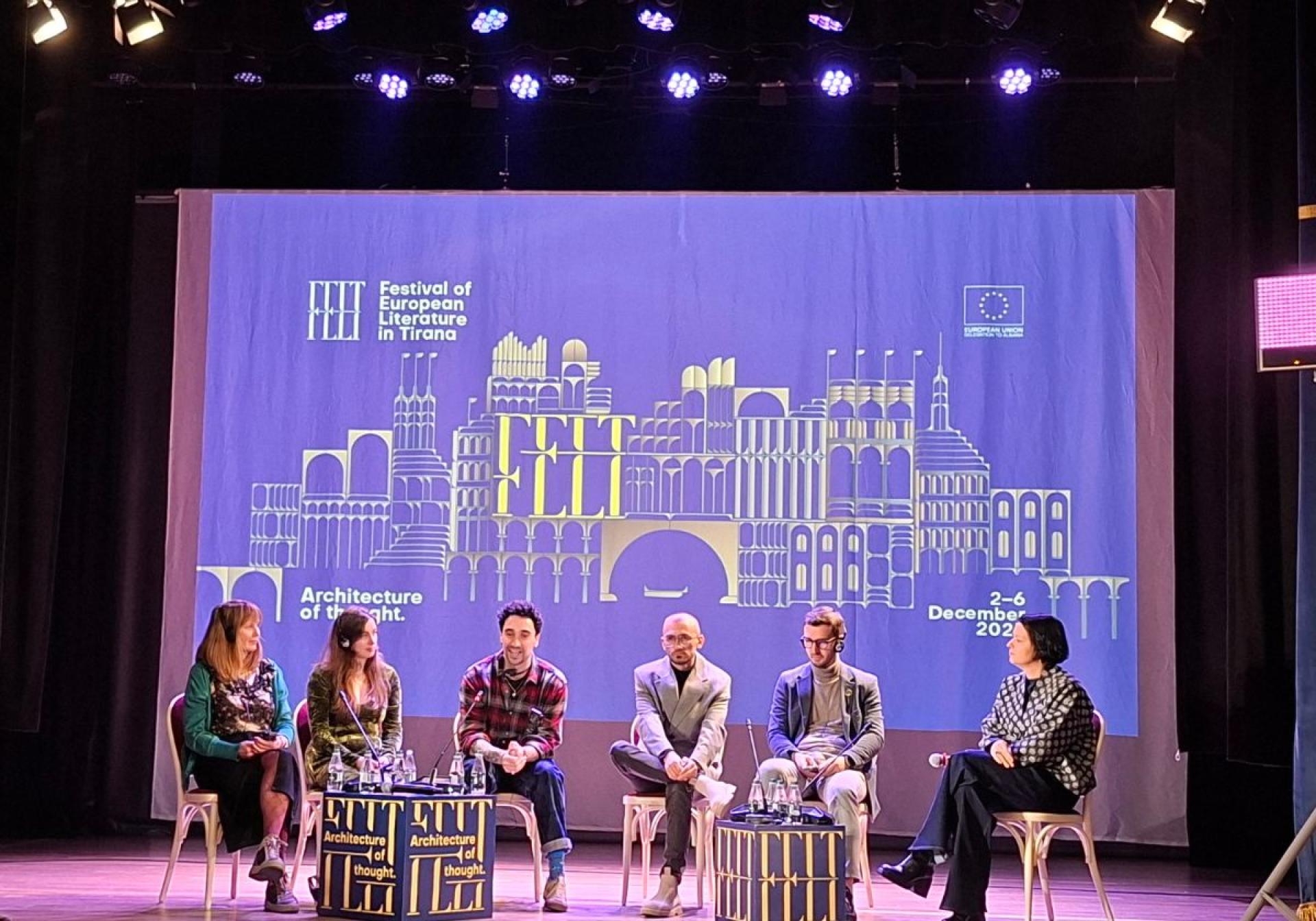 Ciara Geraghty, Hazel Hogan and Djamel White participating in panel discussions at FELT 2025.