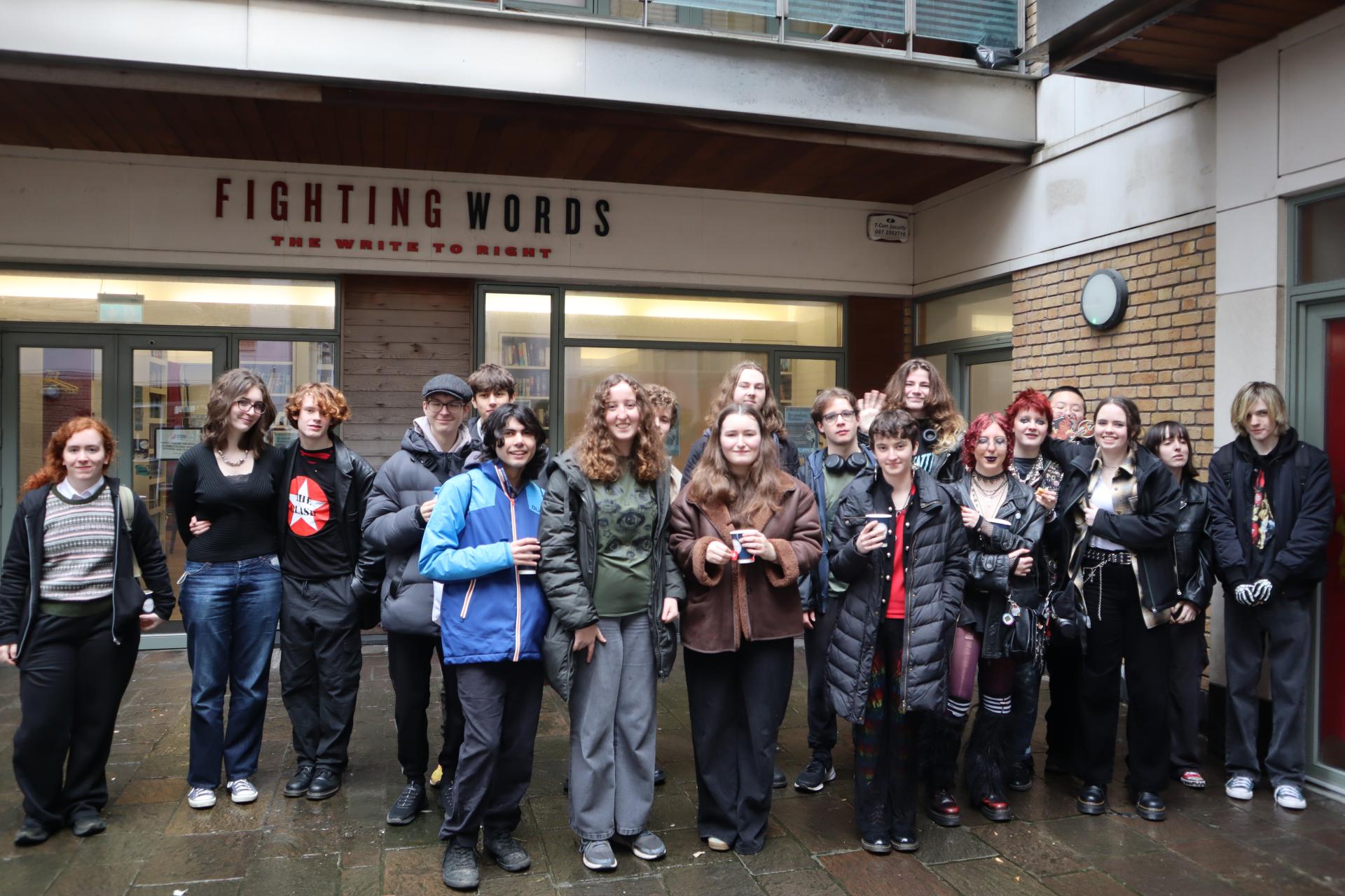 Attendees at Fighting Words