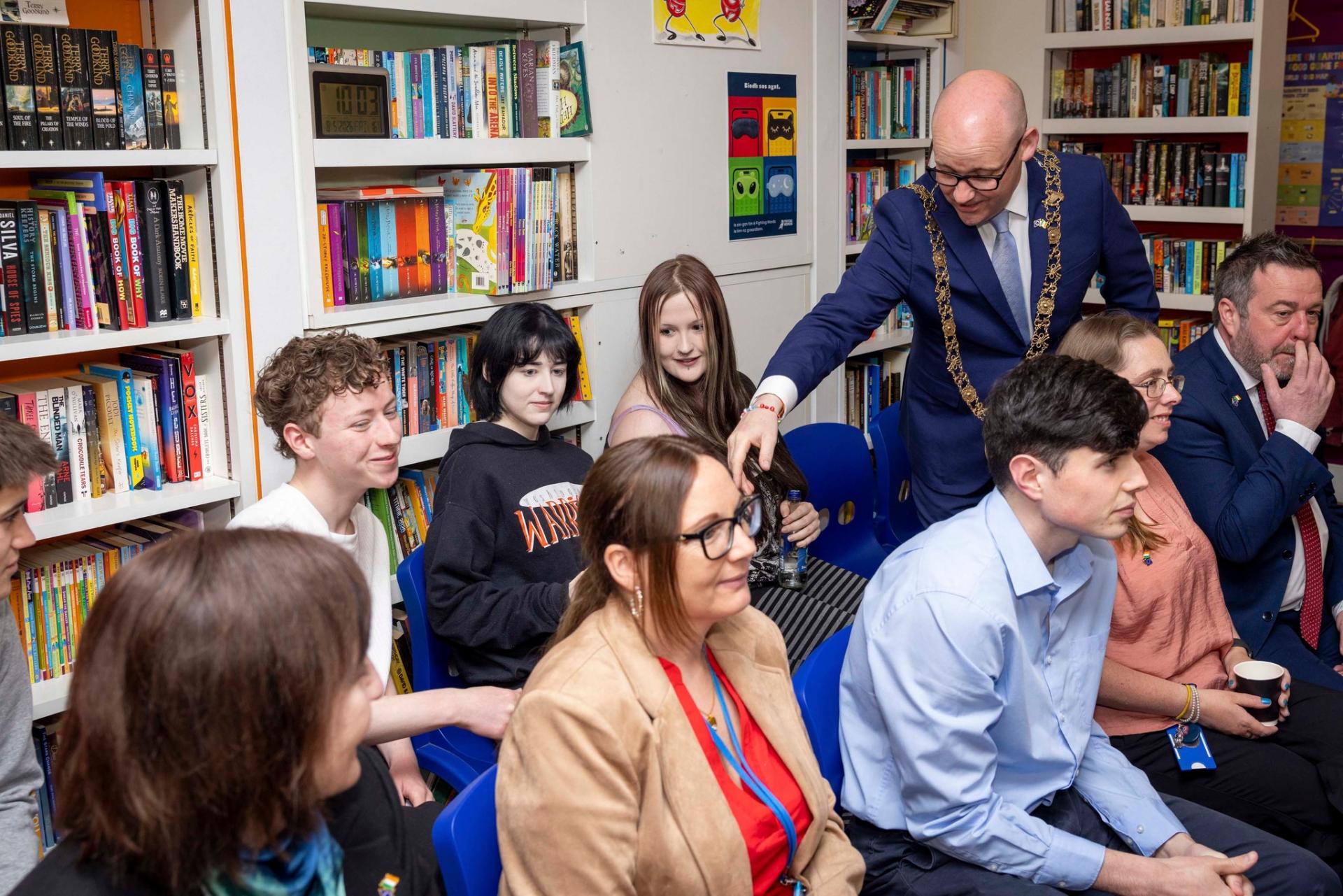 The Lord Mayor with the audience