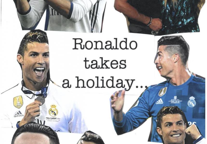 Ronaldo takes a holiday...