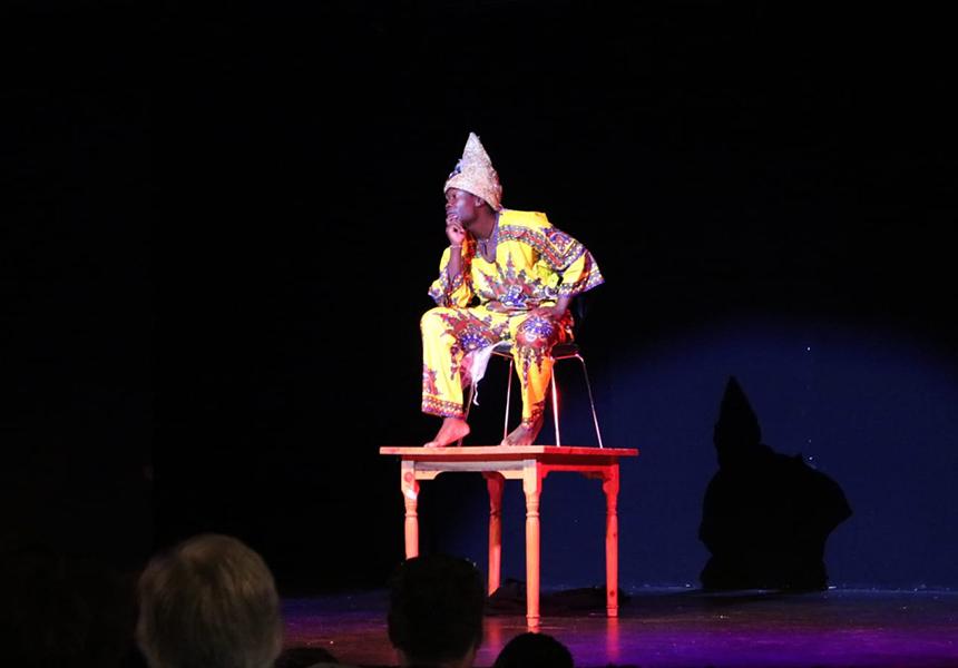 Workshop with Barefeet Theatre, Zambia