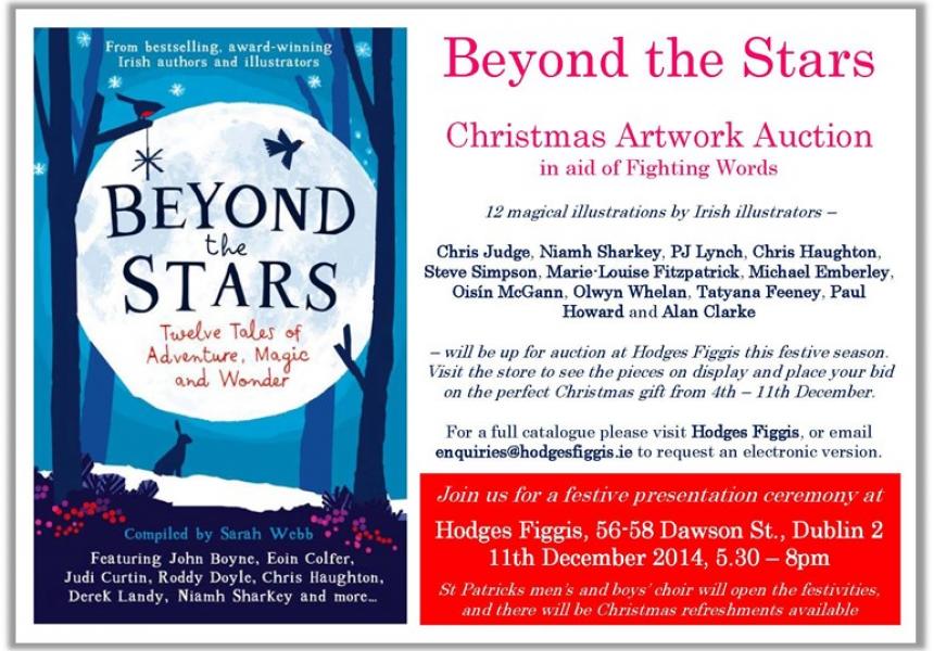Beyond the Stars Christmas Artwork Auction in aid of Fighting Words
