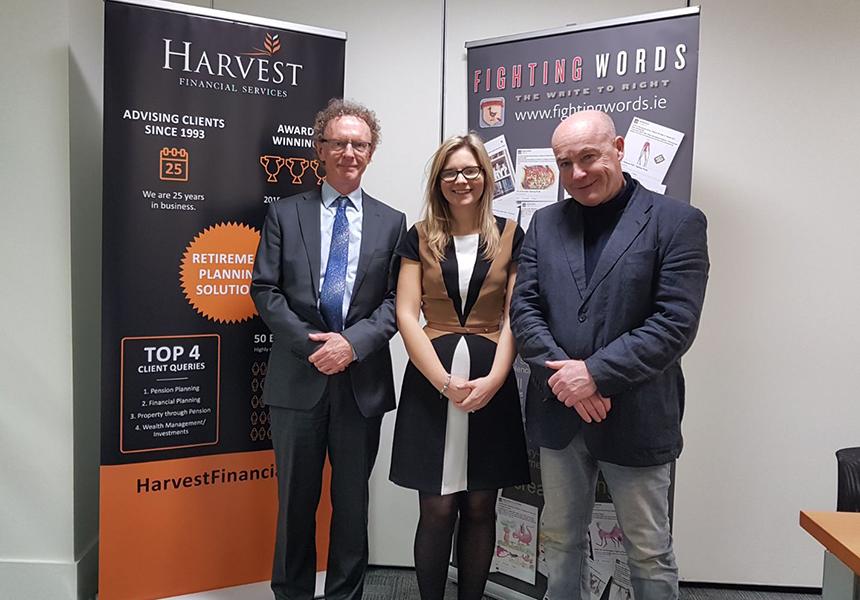 Harvest Financial Services & Fighting Words - Supporting Communities