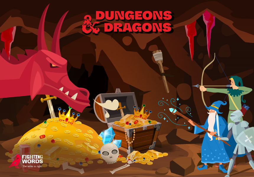Dungeons and Dragons revised graphic