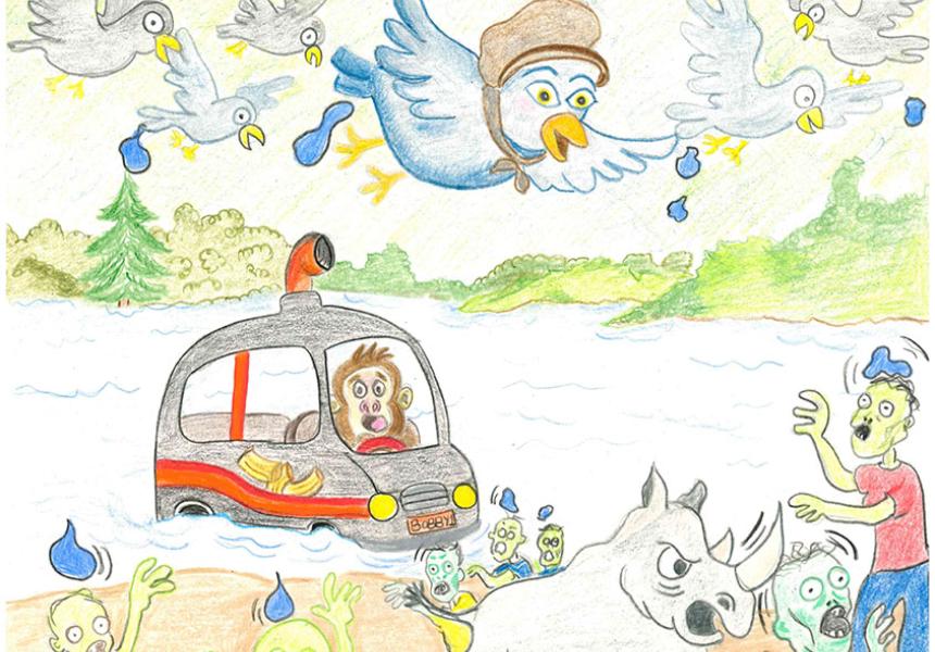 Bobby the Baboon and the Magic Minivan