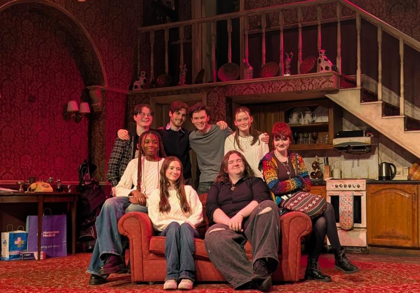 The amazing playwrights: Ben Carroll, Zitem Okafor, Richard Mckeever-Burke, Aisling O’Leary, Orla Lucey, Kian Humphreys, May Brennan and Ruby Johnston