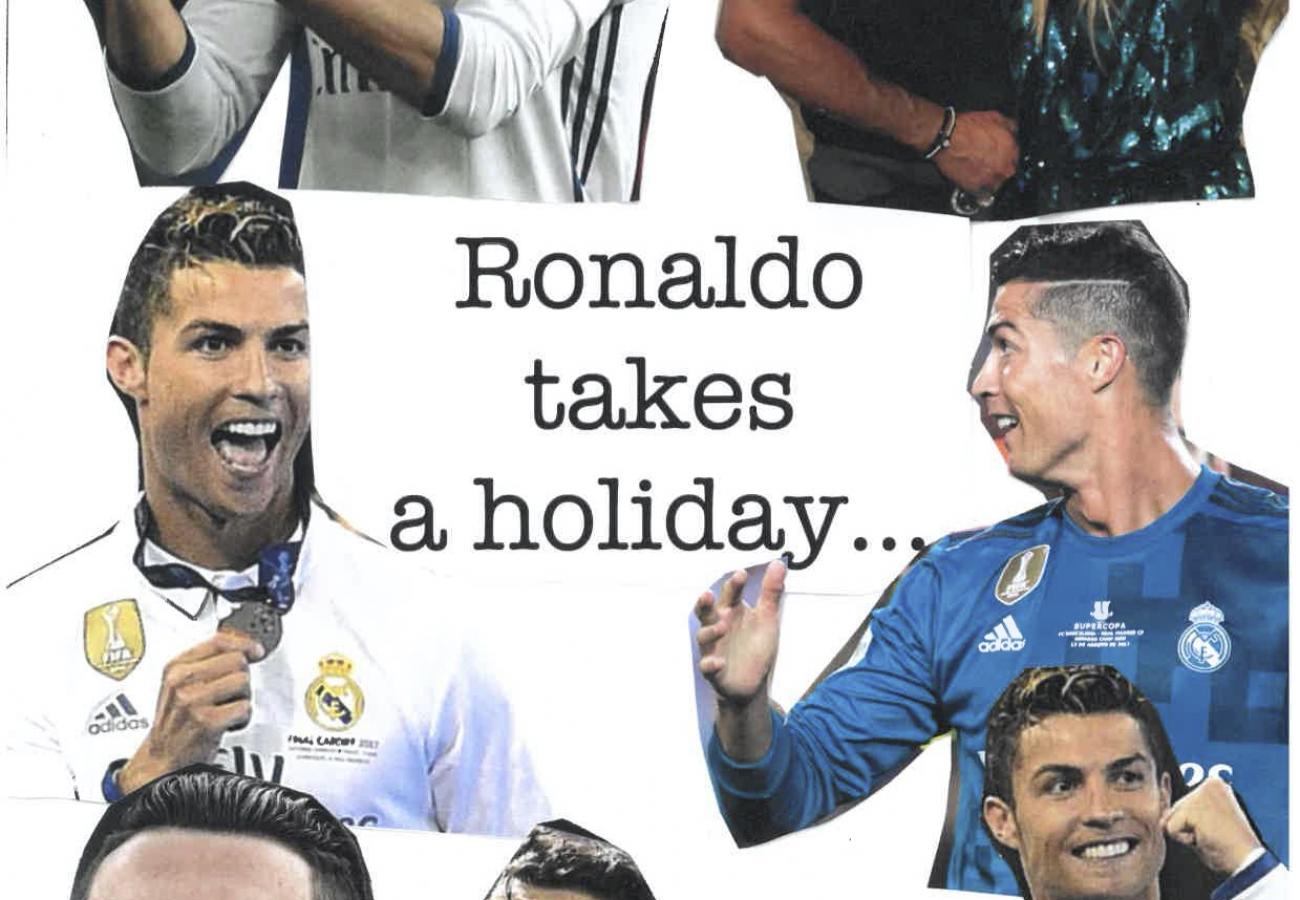 Ronaldo takes a holiday...