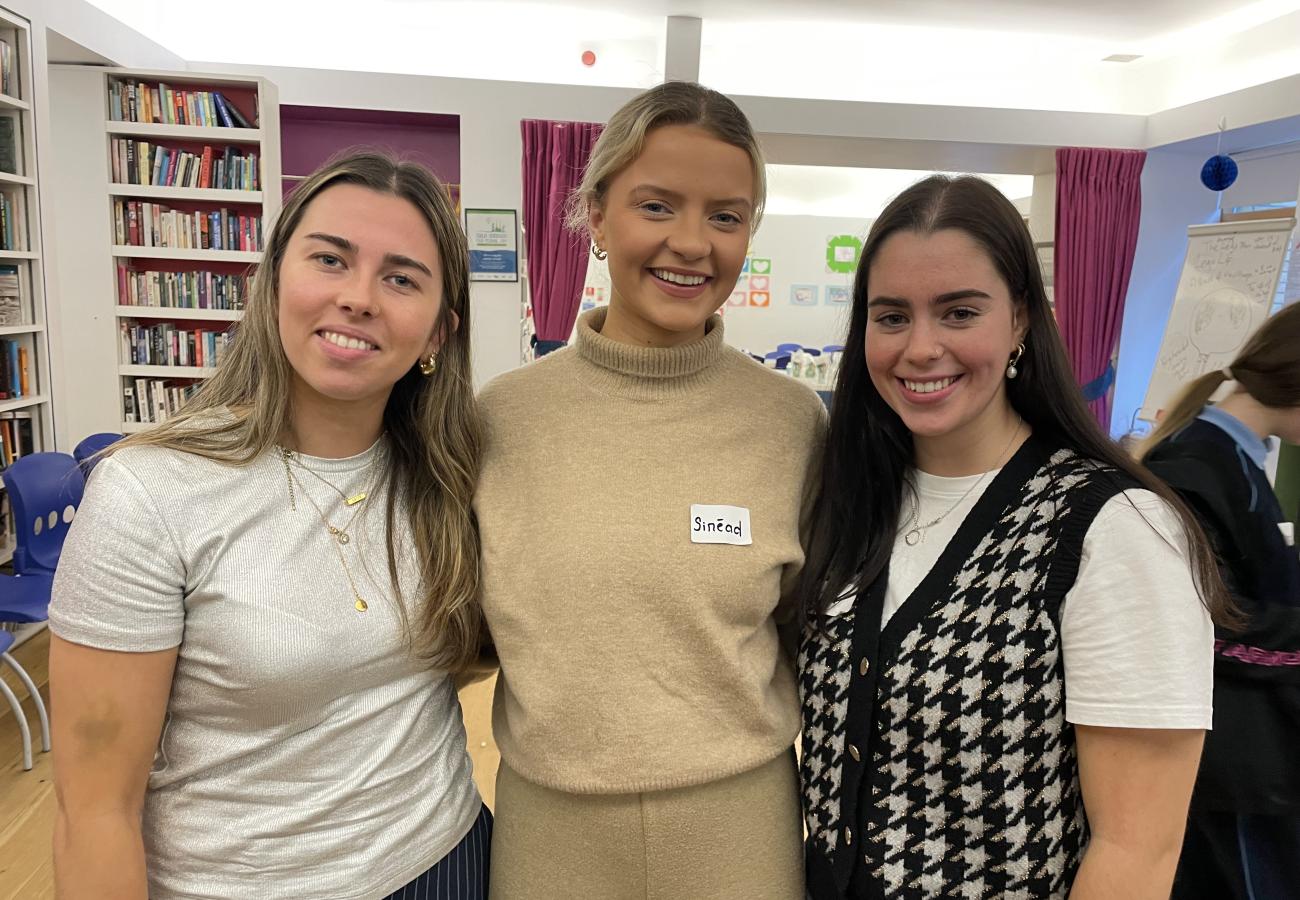 Aoife from Strategy & Operations, Sinéad from Connected Tech and Elle from People & Change