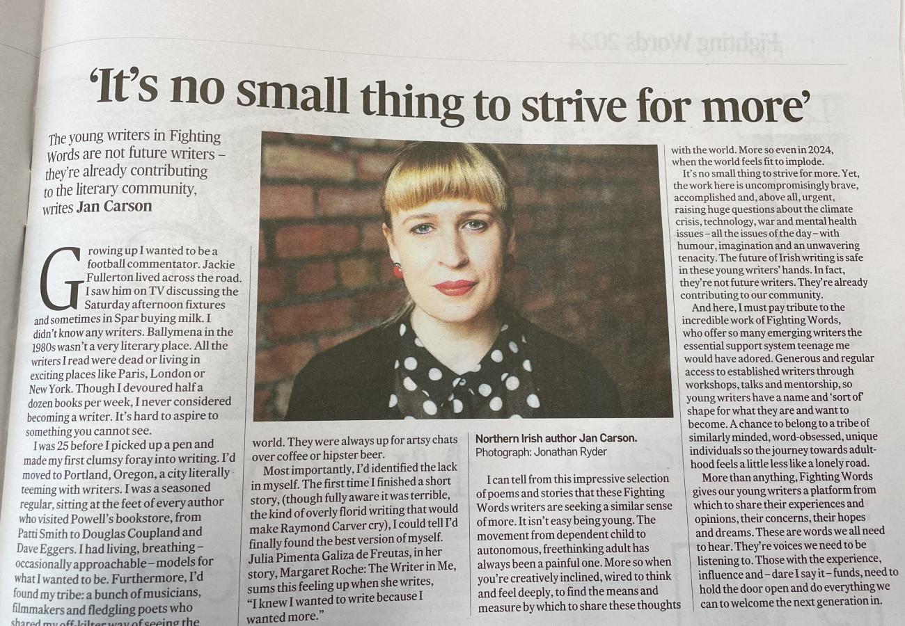 Irish Times Supplement Jan Carson