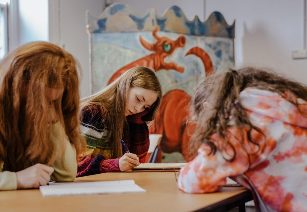 Young writers at Graffiti