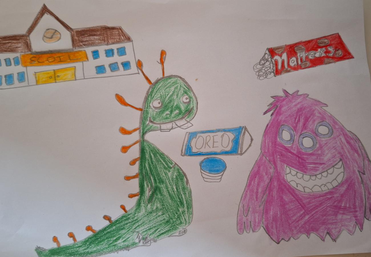 Aaron an Gasúr a Thiontaigh Isteach Ina Oreo