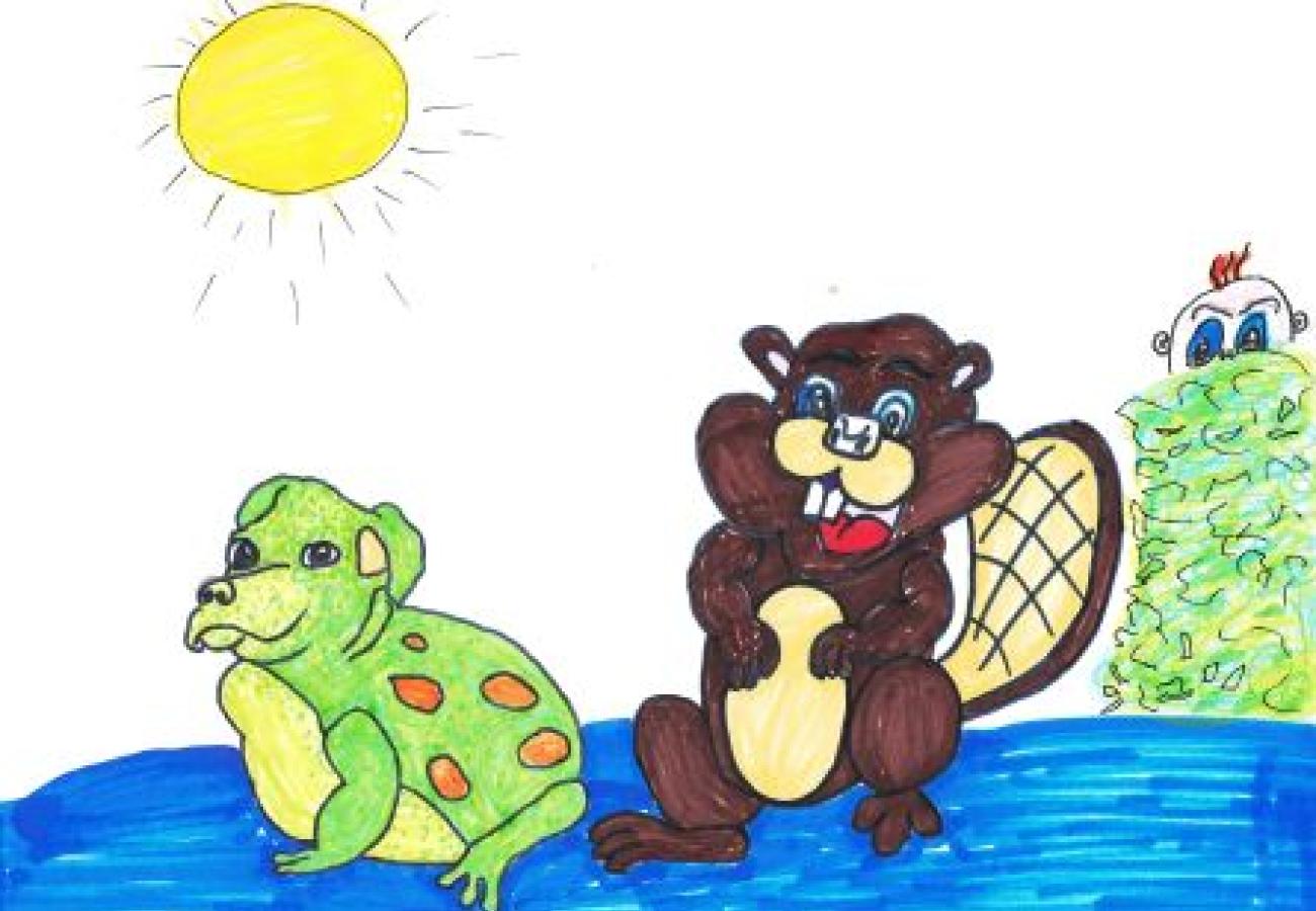 Zach the Beaver and the Stolen Frog Dog