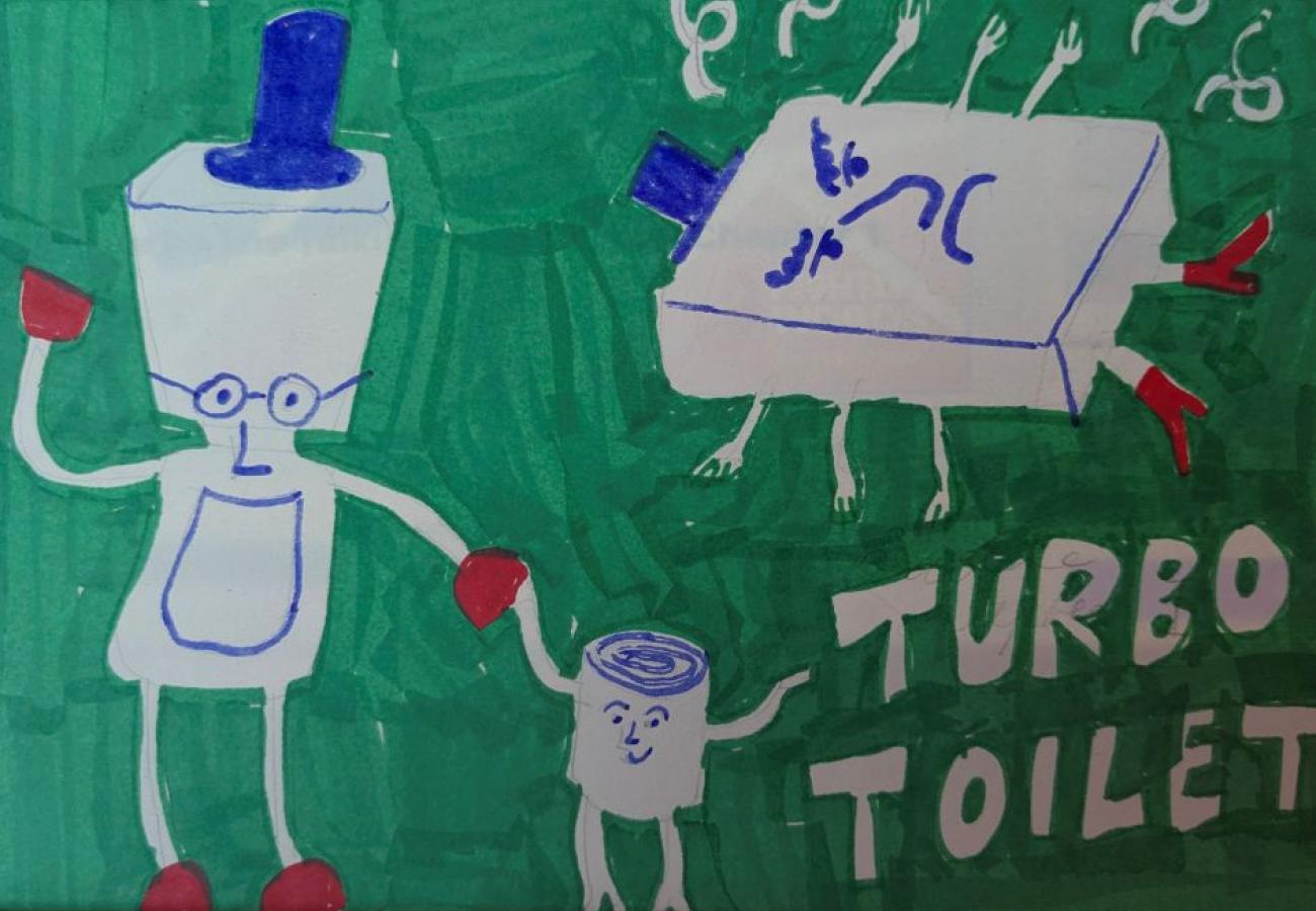Turbo The Talking Toilet Battle 