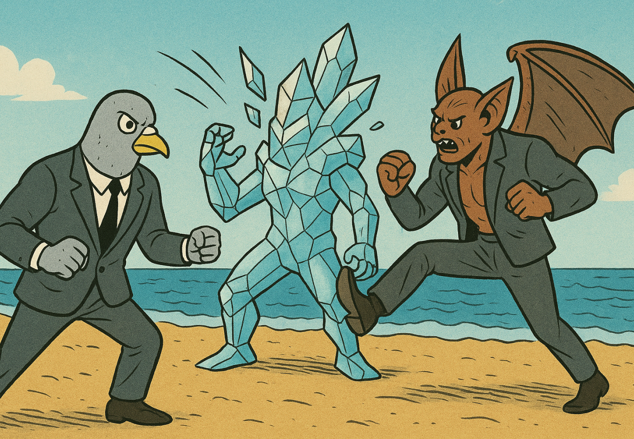 Manbat and the Epic Battle against the Diamond Monster