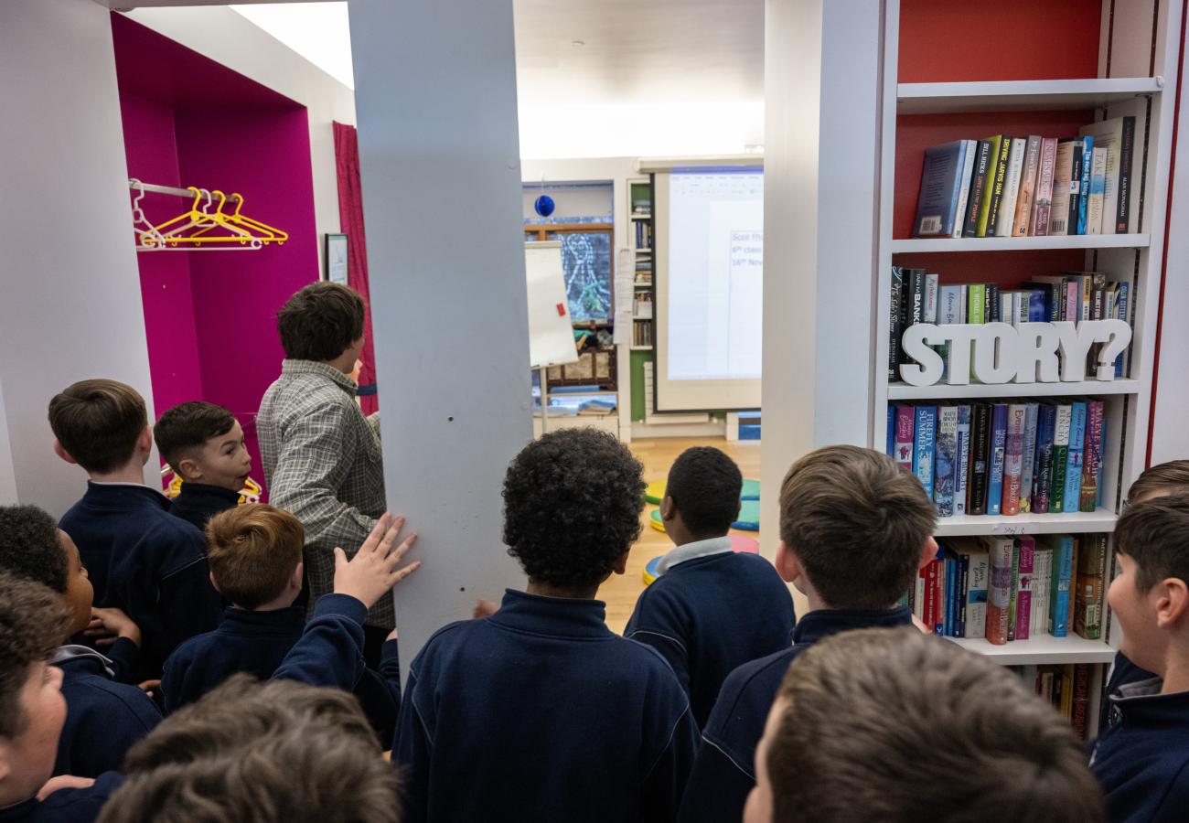 The magic door at Fighting Words