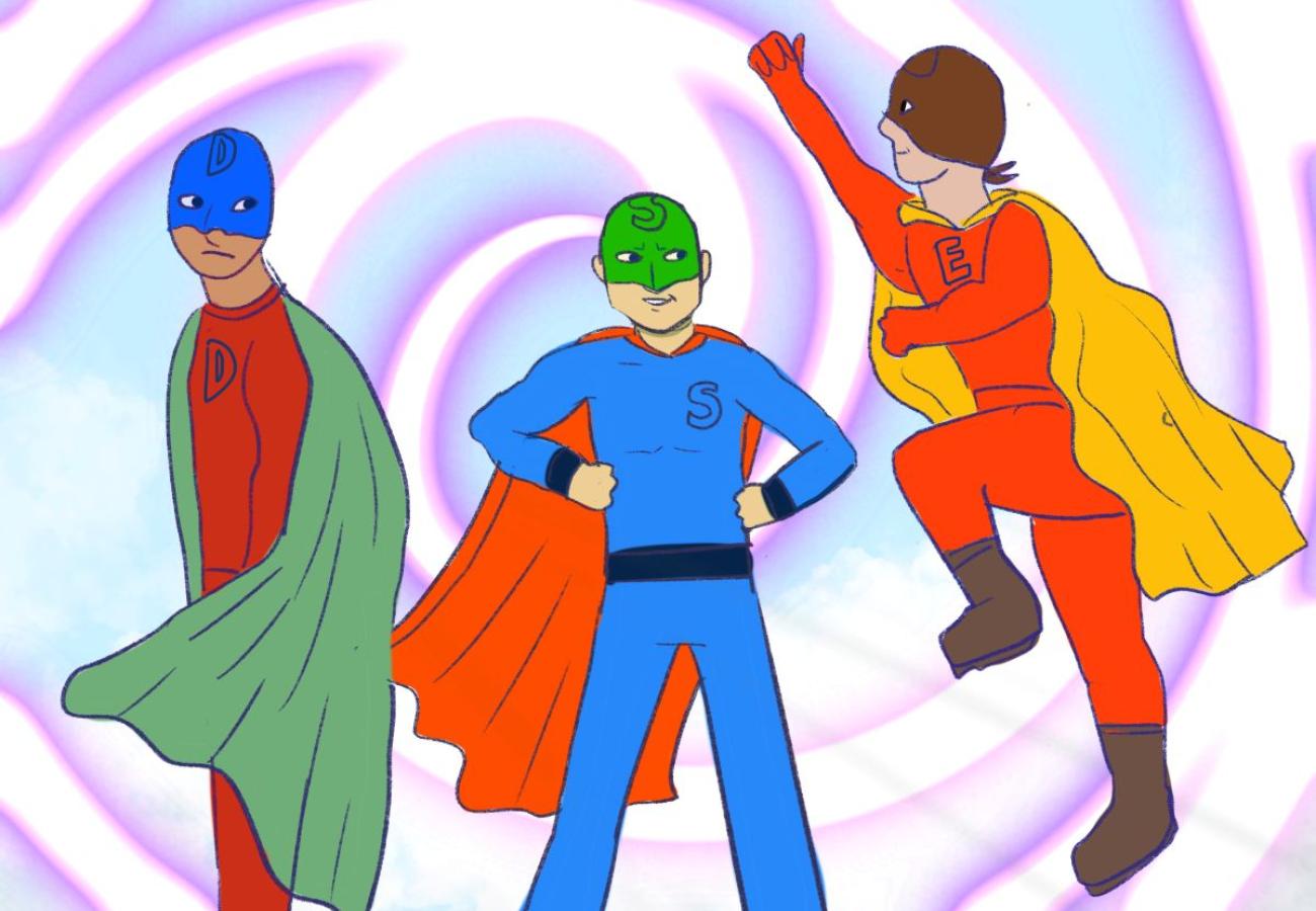 The battle of Bob the Platypus, the Amazing Super Squad and the Monsters